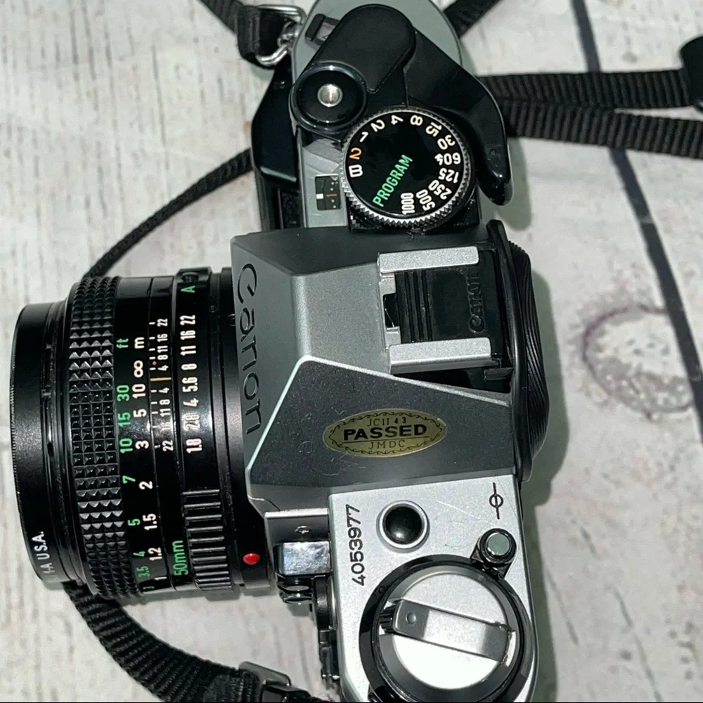 Canon AE-1 Program SLR Camera + 55mm Lens